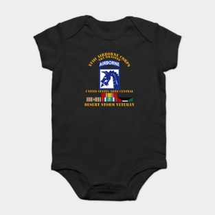 XVIII Airborne Corps - US Army Central - Desert Storm Veteran Baby Bodysuit